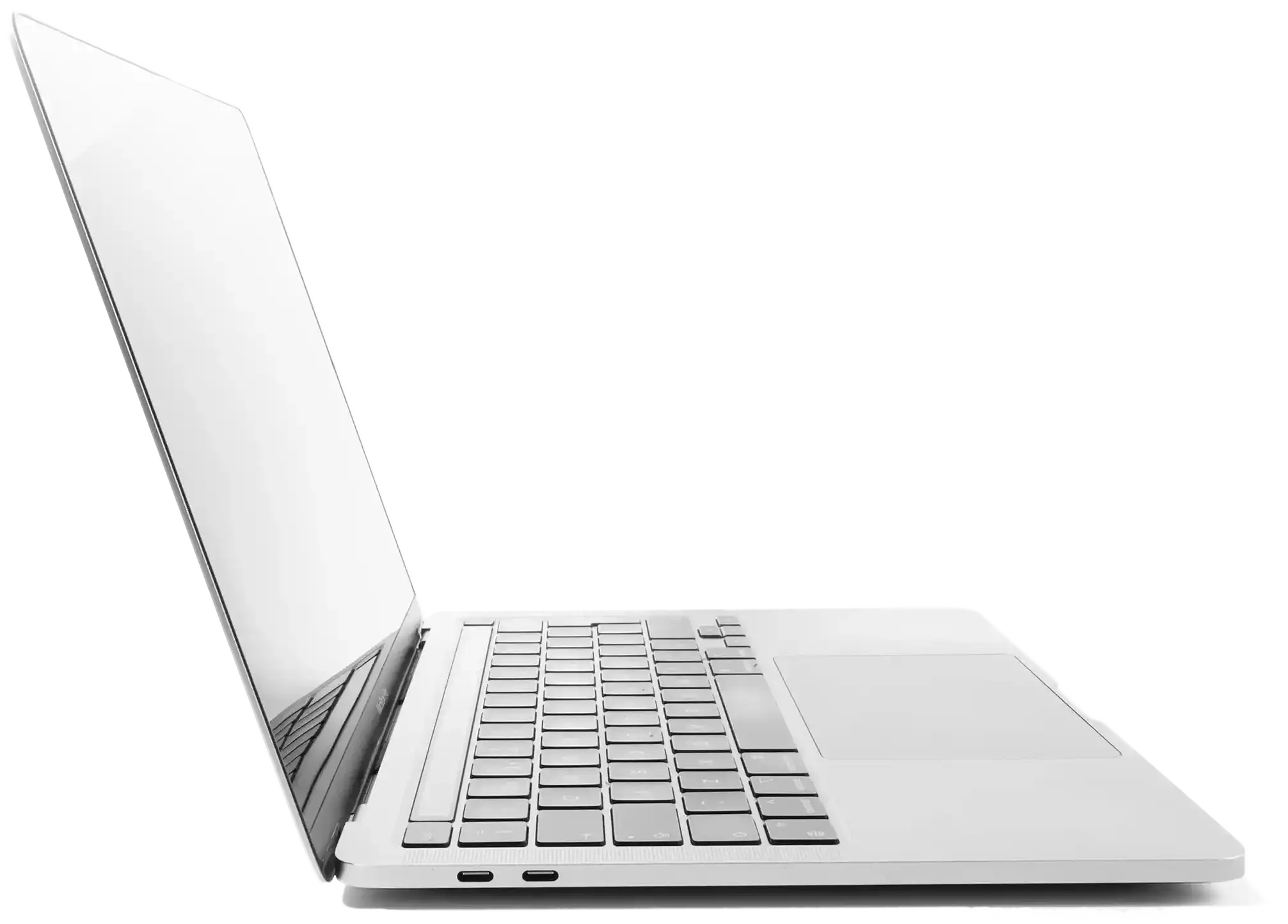 Side view of a laptop