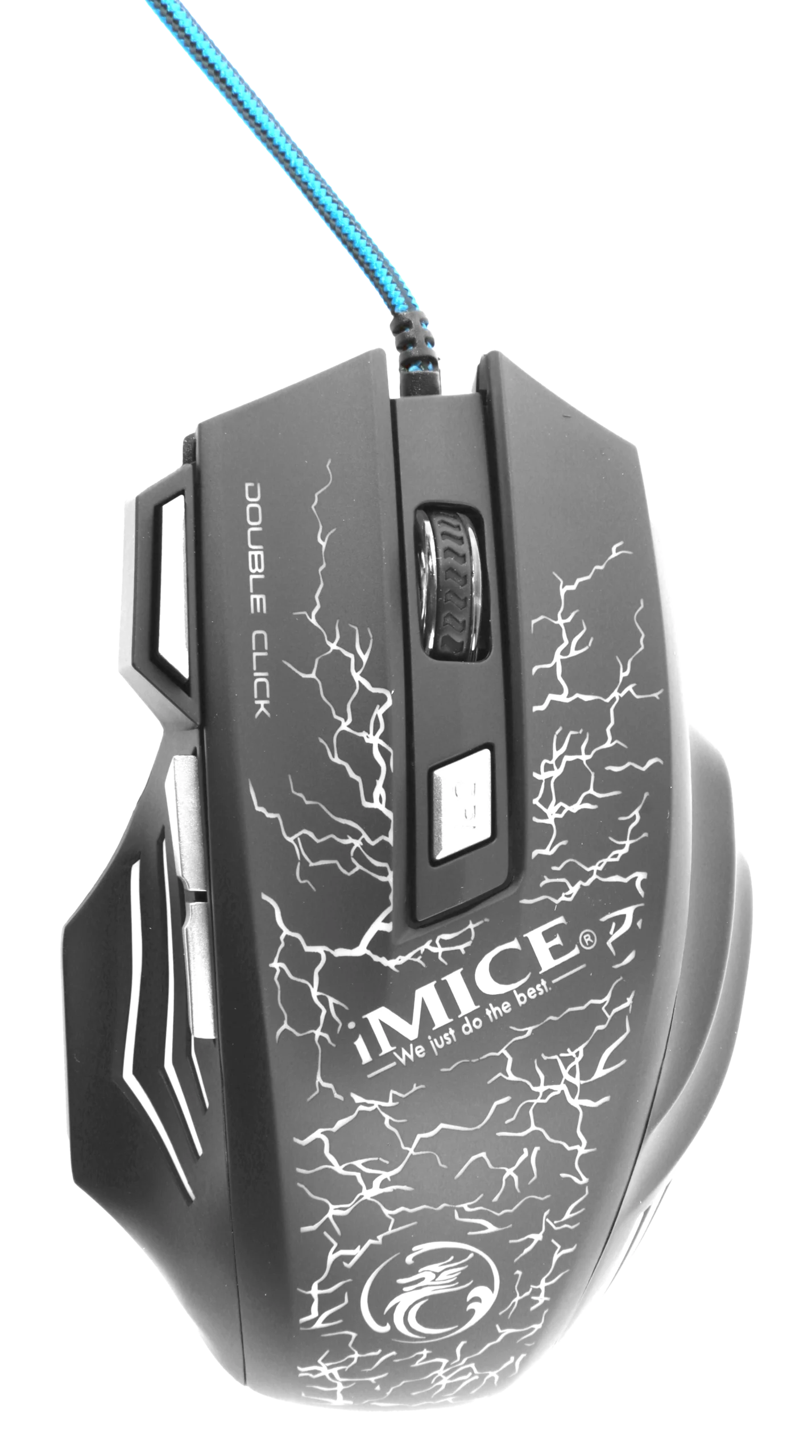 gaming mouse on transparent background