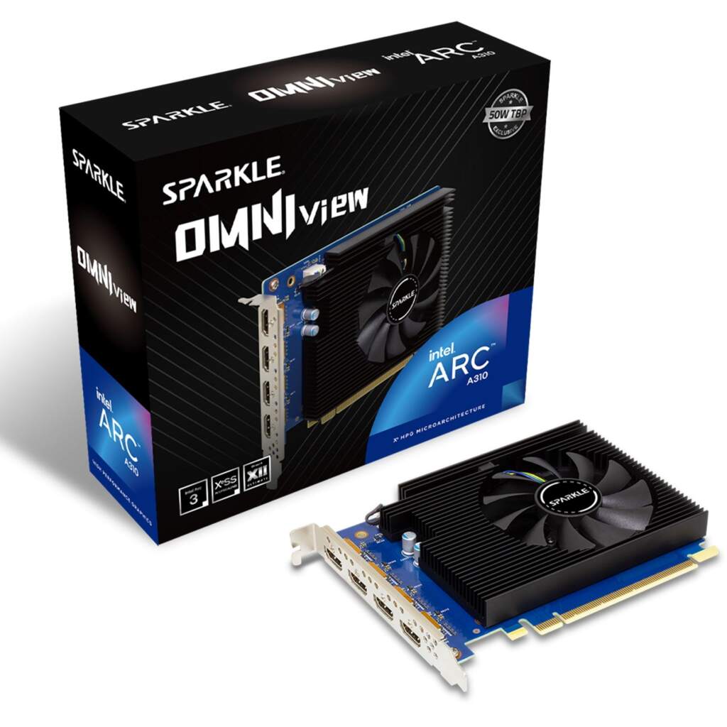 sparkle technology intel arc a310 omni view