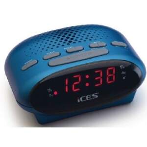 new product no sku lenco icr 210 fm uhrenradio & radiowecker. blau