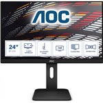 61cm / 24" (1920x1200) AOC Pro-line X24P1 16:10 4ms HDMI DVI DisplayPort VGA VESA Pivot Speaker Full HD Black