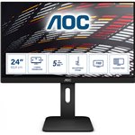60,5cm / 24'' (1920x1080) AOC 24P1 IPS 16:9 USB 5ms VGA HDMI DisplayPort Speaker FULL HD Black