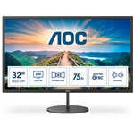 81,3cm/32'' (2560x1440) AOC Q32V4 16:9 4ms IPS HDMI DisplayPort VESA Speaker QHD Black