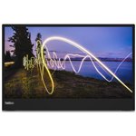 39,5cm /15,6'' (1920x1080) Lenovo ThinkVision M15 Portable 16:9 6ms IPS 2x USB-C FullHD Raven Black