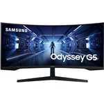 86cm / 34'' (3440x1440) Samsung Odyssey C34G55TWWP Curved 21:9 1ms 144Hz HDMI DisplayPort VESA Ultra WQHD Black