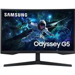 68,6xm / 27" (2560x1440) Samsung Odyssey G5 Gaming G55C S27CG554EU 16:9 QHD 1ms 165Hz HDR10 HDMI DP Black