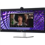 86,71cm / 34" (3440x1440) Dell P3424WEB 21:9 Curved WQHD IPS 60Hz 5ms HDMI DP RJ45 Webcam USB-C VESA Black / Silver