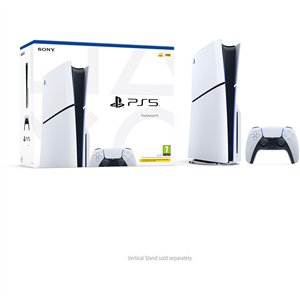 Sony PlayStation 5 Slim 1TB Console | PS5 8K HDR Gaming, White Edition