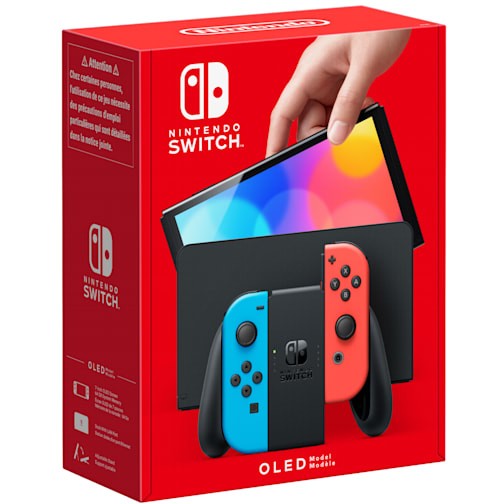 Nintendo Switch OLED,Switch OLED red blue,Nintendo OLED console,Nintendo Switch OLED 64GB,Nintendo Switch 7 inch display,Nintendo hybrid console,Nintendo portable console,Switch OLED specs,Nintendo Switch OLED Joy-Con red blue,best Nintendo console