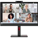 68,6cm / 27" (2560x1440) Lenovo ThinkVision T27hv-30 16:9 QHD IPS 4ms 75Hz HDMI DP USB-C Speaker Pivot Black