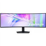 124,5cm / 49" (5120x1440) Samsung ViewFinity S9 S49C950UAU 32:9 DQHD Curved 120Hz 5ms HDR400 DP HDMI RJ45 LS Black