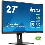 68,6cm / 27" (1920x1080) iiyama Prolite XUB2763HSU-B1 16:9 FHD IPS 100Hz 3ms HDMI DP USB LS Pivot VESA Black