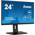 61cm / 24" (2560x1440) iiyama ProLite XUB2492QSU-B1 16:9 WQHD IPS 0,5ms 100Hz HDMI DP USB Speaker Pivot Black