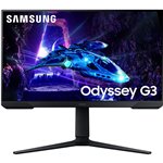61cm / 24" (1920x1080) Samsung Odyssey G3 S24DG300EU 16:9 FHD VA 1ms 180Hz HDR10 HDMI DP Pivot Black