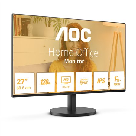 AOC 27B3HA2,AOC Basic-line monitor,AOC 27 inch monitor,AOC FHD monitor,100Hz monitor,4ms monitor,AOC monitor with speakers,budget AOC monitors,eye comfort monitor,slim border monitor,AOC Basic line 27 inch
