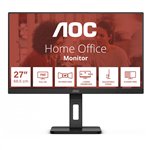 AOC 27E3QAF 16:9 FHD IPS 4ms 75Hz HDMI VGA DP Speaker Pivot Black