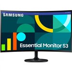 68,6cm/27" (1920x1080) Samsung LS27D364GAU 16:9 Essential S36GD 4ms Full HD Black