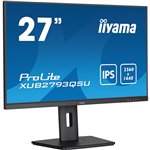 68,6cm / 27" (2560x1440) Iiyama XUB2793QSU-B7 Business QHD IPS 1ms Black