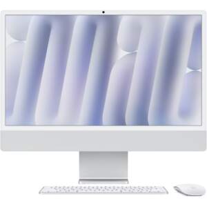 Apple 24-inch iMac with Retina 4.5K display: Apple M4 chip with 8-core CPU and 8-core GPU. 16GB. 256GB SSD - Silver
