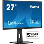 68,5cm / 27" (2560x1440) iiyama XUB2797QSN-B2 16:9 QHD IPS 1ms 100Hz HDMI DP USB-C Speaker Pivot Black