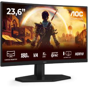 AOC 59.9cm (23.6") C24G42E 16:09 Curved HDMI+DP black