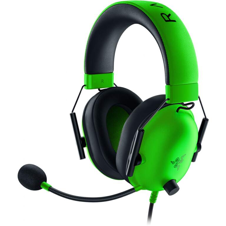 Razer BlackShark V2 X Gaming Headset | 7.1 Surround, Ultra-Light, Green