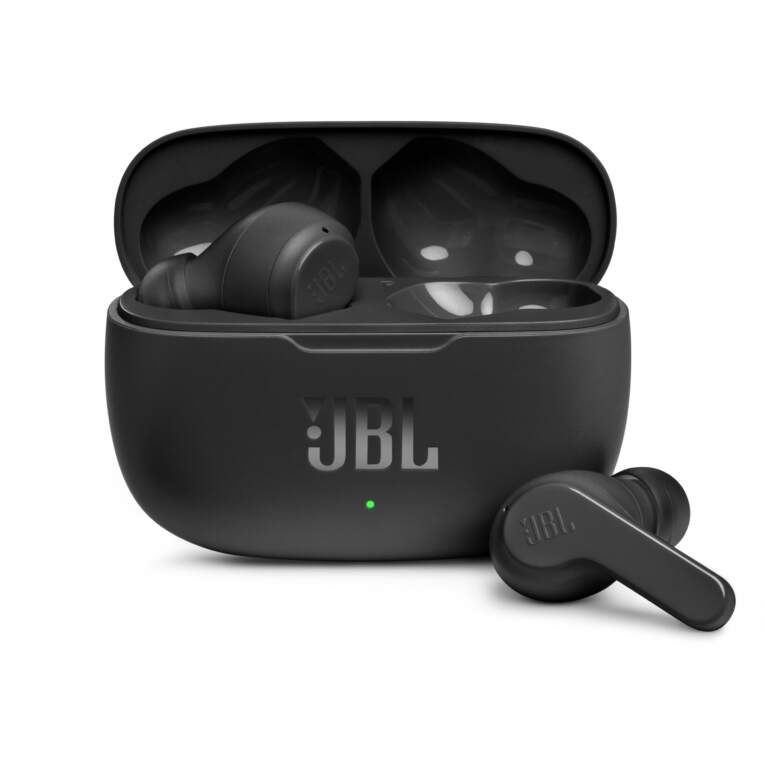 JBL Wave 200TWS True Wireless Earbuds | Deep Bass, 20h Playtime, Black
