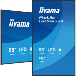 IIYAMA 139.0cm(55") LH5564UHS-B1AG 16:9 2xHDMI+USB-C 4K