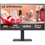 68,6cm / 27" (2560x1440) LG 27BA54QB-B QHD DP 2x HDMI IPS Pivot 16:9 HDR10