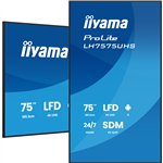 IIYAMA 189.3cm(75") LH7575UHS-B2AG 16:9 3xHDMI+DP+2xUSB (Speditionsversand)