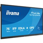 IIYAMA DS TE7512MIS 189.3cm VA TOUCH 75''/3840x2160/VGA/2xHDMI/2xUSB-C