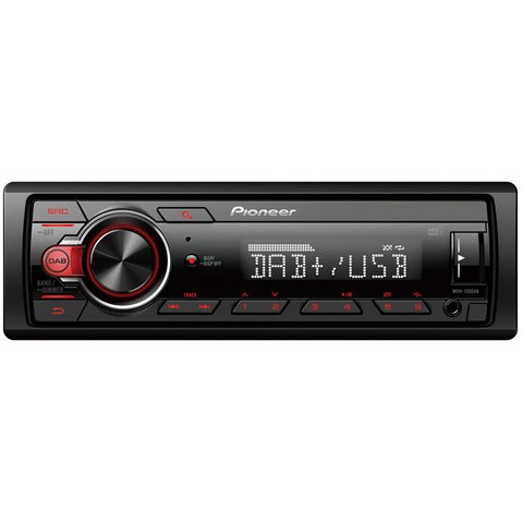 Pioneer MVH-130DABAN mit DAB Antenne