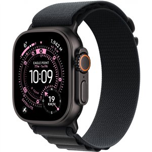 Apple Watch Ultra 3 Titanium Cellular 49mm Schwarz (Alpine Loop schwarz) Medium