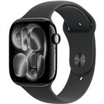 Apple Watch S11 Aluminum 46mm Diamond Black (Black Sport Band) M/L