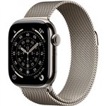 Apple Watch S11 Titan Natur Cellular 42mm (Milanaise Armband natur)