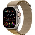 APPLE Watch Ultra 2 GPS + Cellular 49mm Natural Titanium Case with Tan Alpine Loop - Small