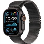 APPLE Watch Ultra 2 GPS + Cellular 49mm Black Titanium Case with Black Titanium Milanese Loop - M