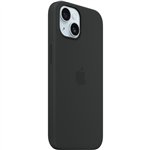 APPLE iPhone 15 Silicone Case with MagSafe - Black