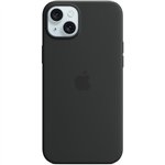 APPLE iPhone 15 Plus Silicone Case with MagSafe - Black